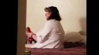 ���၂ လက္မအဆီ vibrator ကိုဇနီးကအရမ်းခဲယဉ်းလိင်