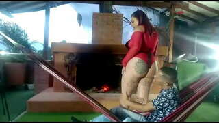 мен трахаюсь кызматта мотеля, анткени менин подруга калтырат мени ждать көрүү, бул culiada нарын камине жана amaca менен lustylatinasex